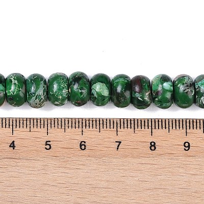 Dyed Synthetic Imperial Jasper Beads Strands G-P529-E01-A09-1