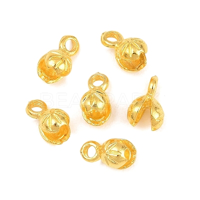 Brass Bead Tips X-KK-N0002-04G-1