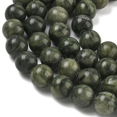 Natural Chinese Jade Beads Strands G-F363-10mm-1