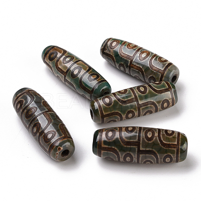 Tibetan Style dZi Beads X-TDZI-E004-29-1