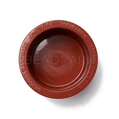 Flat Round Food Grade Silicone Molds LS-DIY-M046-17A-1