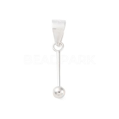 925 Sterling Silver Pendant Bails STER-D301-03S-1