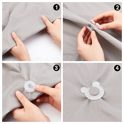 Plastic Cotton Quilt Fixator FIND-GF0002-52-1