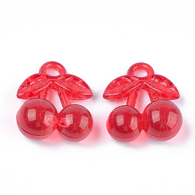 Transparent Acrylic Pendants TACR-T005-10-1