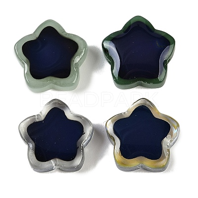 Two Tone Glass Mood Beads GLAA-Z007-06-1