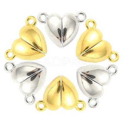 20 Sets 2 Colors Alloy Magnetic Clasps PALLOY-CJ0002-34-1