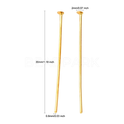 Iron Flat Head Pins X-NHPG30mm-1