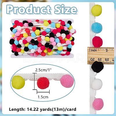 13M Polyester Hair Ball Ribbon OCOR-PH0007-21B-1
