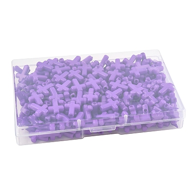 200Pcs Opaque Acrylic Beads SACR-FS0001-39D-1