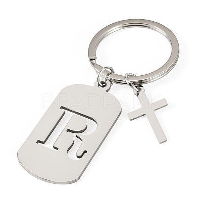1Pc Stainless Steel Keychains KEYC-TADJ0001-08R-1