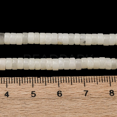 Natural White African Opal Beads Strands G-L624-I19-2x4mm-1