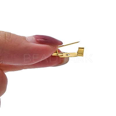 Iron Brooch Findings IFIN-S276-G-1