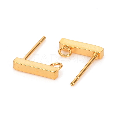 304 Stainless Steel Stud Earring Findings STAS-I150-03G-1