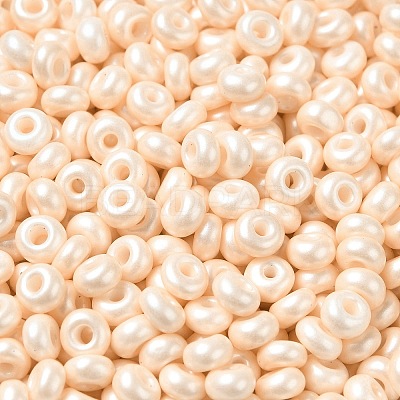 Baking Paint Luster Glass Seed Beads X-SEED-B001-04A-02-1