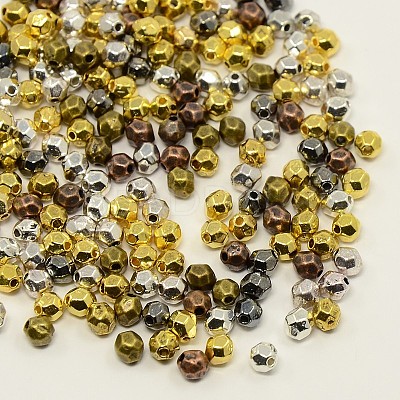 Mixed Color Tibetan Style Alloy Spacer Beads TIBEB-X0015-NR-1