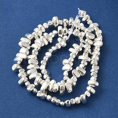 Electroplated Synthetic Non-magnetic Hematite Beads Strands G-I364-B01-S-1