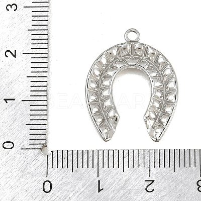 304 Stainless Steel with Crystal Rhinestone Pendants SA-CBABA5E-21P-1