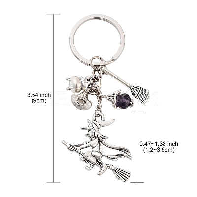 Witch Alloy Keychain KEYC-YW00112-1
