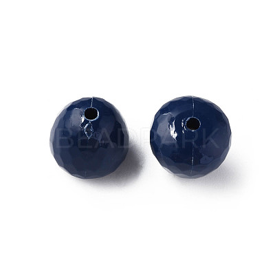 Opaque Acrylic Beads MACR-S373-10A-A06-1