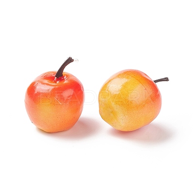 Mini Foam Imitation Apples LS-DJEW-XCP0001-05C-1
