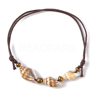 Natural Shell Beaded Bracelets BJEW-PH01449-1