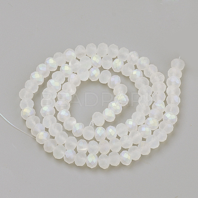 Electroplate Glass Beads Strands EGLA-S141-4mm-01E-1