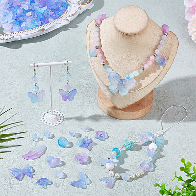 200G Transparent Acrylic Beads OACR-NB0001-53C-1