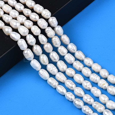 Natural Cultured Freshwater Pearl Beads Strands PEAR-N012-07A-1