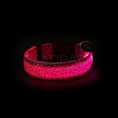 Adjustable Polyester LED Dog Collar MP-H001-A14-1