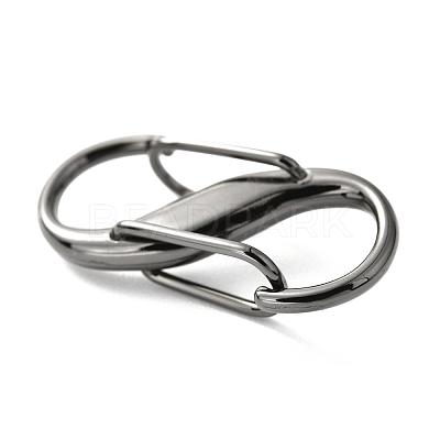 Zinc Alloy DIY Bags Adjustable Clasps Accessories PALLOY-A068-06B-1