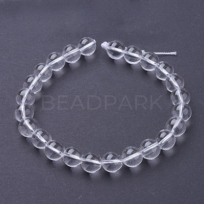 Natural Quartz Crystal Beads Strands X-G-C175-8mm-2-1