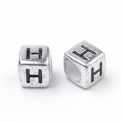 Plated Acrylic Beads PB43C9308-H-1