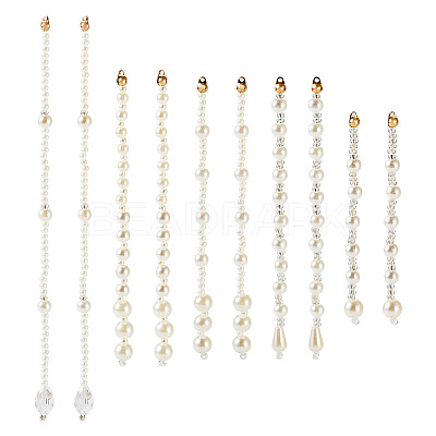 Glass Pearl Beaded Pendant FIND-TA0004-68B-1