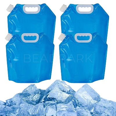 Plastic Outdoor Water Bag AJEW-CN0006-39B-1