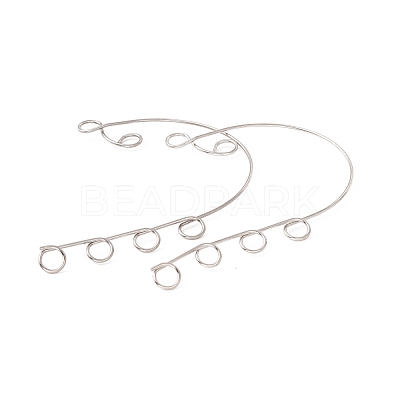 Tarnish Resistant 316 Stainless Steel Ear Cuff Findings STAS-H148-04P-1