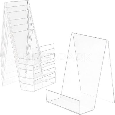 Acrylic Book Displays Stand ODIS-WH0009-01-1