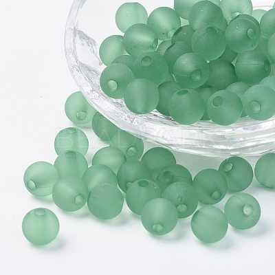 Transparent Acrylic Beads X-PL582-C14-1