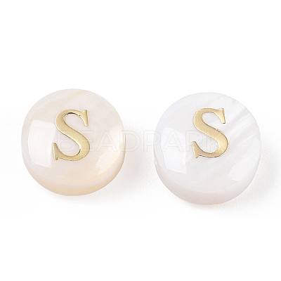 Natural Freshwater Shell Beads SHEL-N036-01S-1