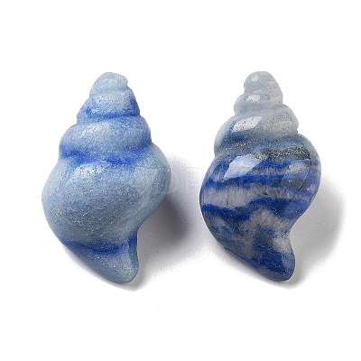 Dyed & Heated Natural Blue Aventurine Carved Figurines DJEW-L023-H07-1