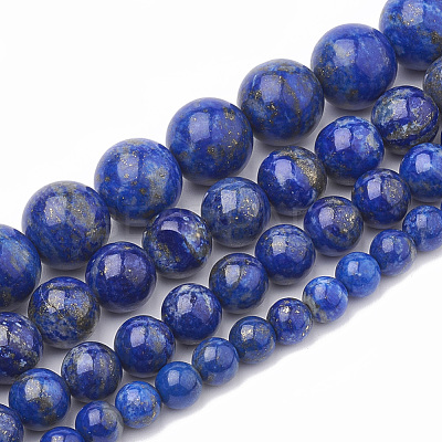 Natural Lapis Lazuli Beads Strands X-G-S333-4mm-013-1