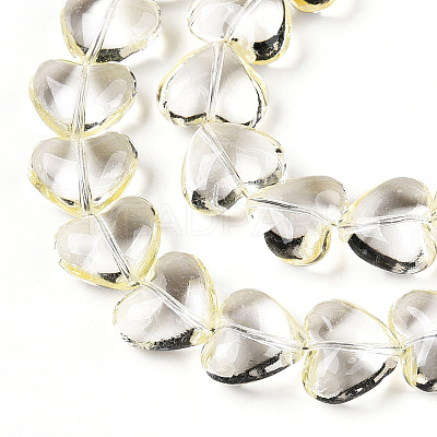 Transparency Glass Beads Strands GLAA-T023-13C-1