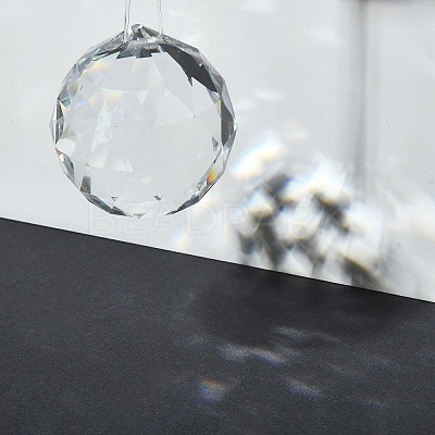 Transparent K9 Glass Pendants GLAA-YW0001-101-1