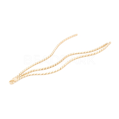 Brass Big Pendants KK-K251-14G-1