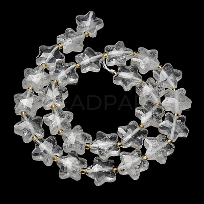 Natural Quartz Crystal Beads Strands G-L657-A07-01-1