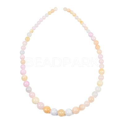 Natural Green Jade Graduated Beads Strands GG-CBA2AE1-A06-B-1