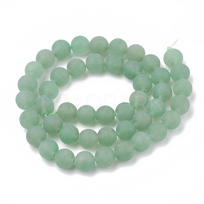 Natural Green Aventurine Beads Strands G-T106-172-1