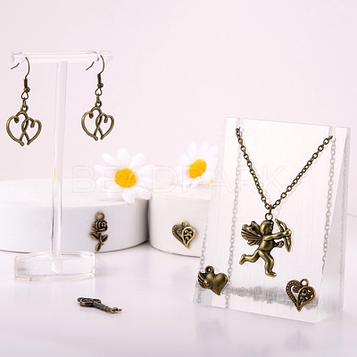 60Pcs 6 Style Tibetan Style Alloy Pendants FIND-LS0001-32AB-1