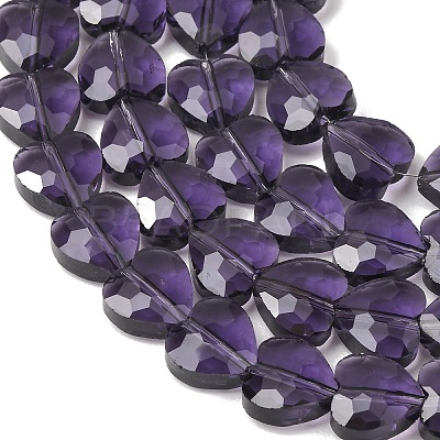 Transparent Glass Beads Strands GL-CBA7A17-03A-12-1