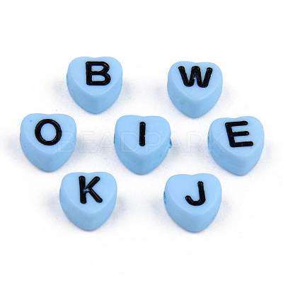 Opaque Acrylic Enamel Beads MACR-S273-37D-1