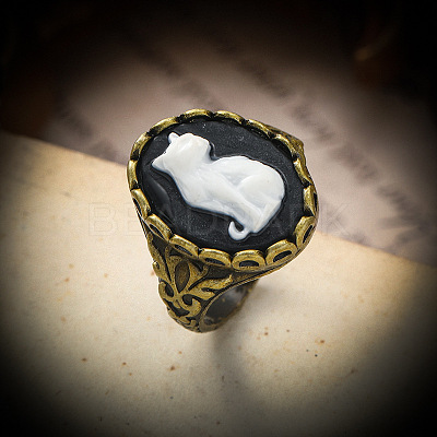 Alloy with Resin Finger Rings FS-WGE901F-03-1